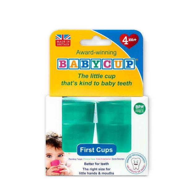 Babycup glāzītes (4 gab.) zaļas