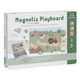 Little Dutch magnetic playboard Little Farm magnētiskā spēle