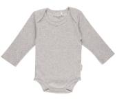 Little Dutch Baby bodysuit long sleeves Grey Melange bodijs ar garajām rokām pelēks 50/56.izm.