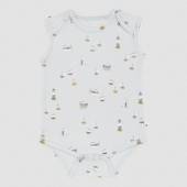 Little Dutch Bodysuit sleeveless Sailors Bay Blue bodijs bez piedurknēm gaiši zils 50/56 izm.