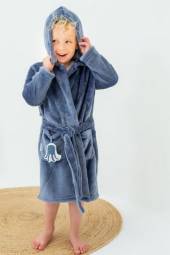 Little Dutch Baby bathrobe vannas halāts zils 74/80 izm.