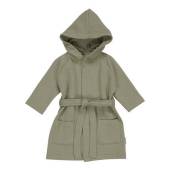 Little Dutch baby bathrobe ´Pure Olive´ hooded vannas halāts zaļš 74/80 izm.