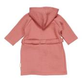 Little Dutch baby bathrobe ´Pure Pink Blush´ hooded vannas halāts rozā 74/80 izm.