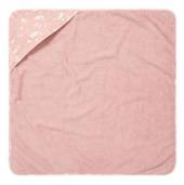 Little Dutch Hooded towel Ocean Pink dvielis ar kapuci rozā krāsā