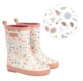 Little Dutch Rain Boots Flowers & Butterflies gumijnieki rozā 24/25 izm.