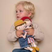 Little Dutch cuddle doll Farme Rosa 35 cm Little Farm mīkstā lellīte fermere Rosa