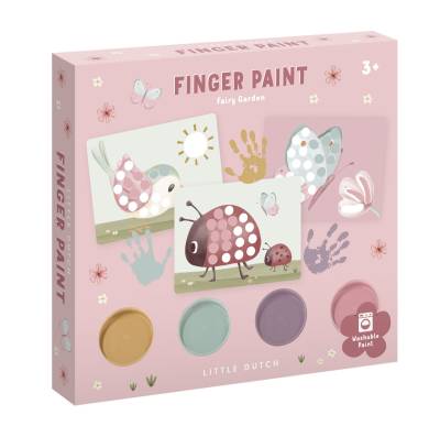 Little Dutch Fingerpaint set Fairy Garden pirkstiņkrāsu komplekts