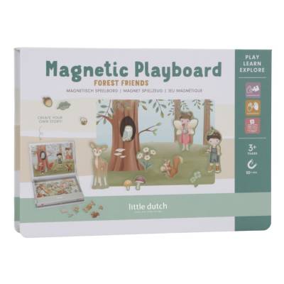 Little Dutch Magnetic Playboard Forest Friends magnētiskā spēle