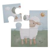 Little Dutch 4 in 1 puzzles Little Farm komplekts ar 4 puzlēm