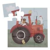 Little Dutch 4 in 1 puzzles Little Farm komplekts ar 4 puzlēm