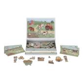 Little Dutch magnetic playboard Little Farm magnētiskā spēle