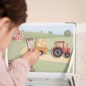 Little Dutch magnetic playboard Little Farm magnētiskā spēle