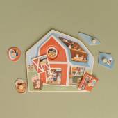 Little Dutch wooden puzzle Little Farm FSC koka puzle