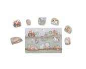 Little Dutch wooden sound puzzle Little Farm FSC puzle ar skaņas efektiem