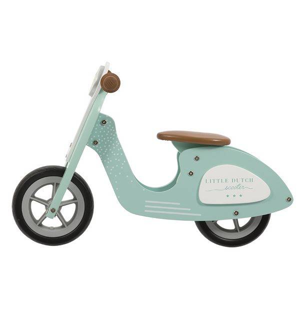 Little Dutch Balance bike Scooter mint koka līdzsvara skrejritenis mint zaļš