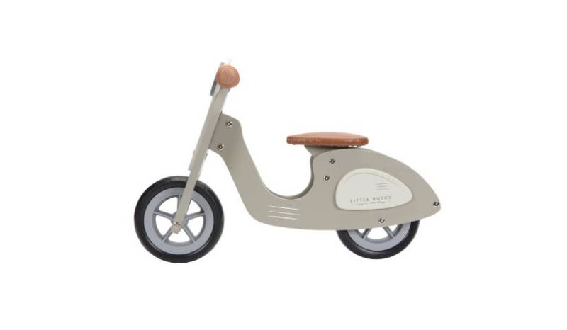 Little Dutch Balance bike Scooter olive koka līdzsvara skrejritenis olīvu zaļš