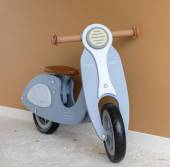 Little Dutch Balance bike Scooter blue koka līdzsvara skrejritenis zils