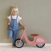 Little Dutch Balance bike Scooter pink koka līdzsvara skrejritenis rozā