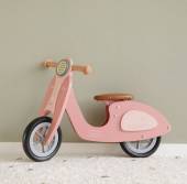 Little Dutch Balance bike Scooter pink koka līdzsvara skrejritenis rozā