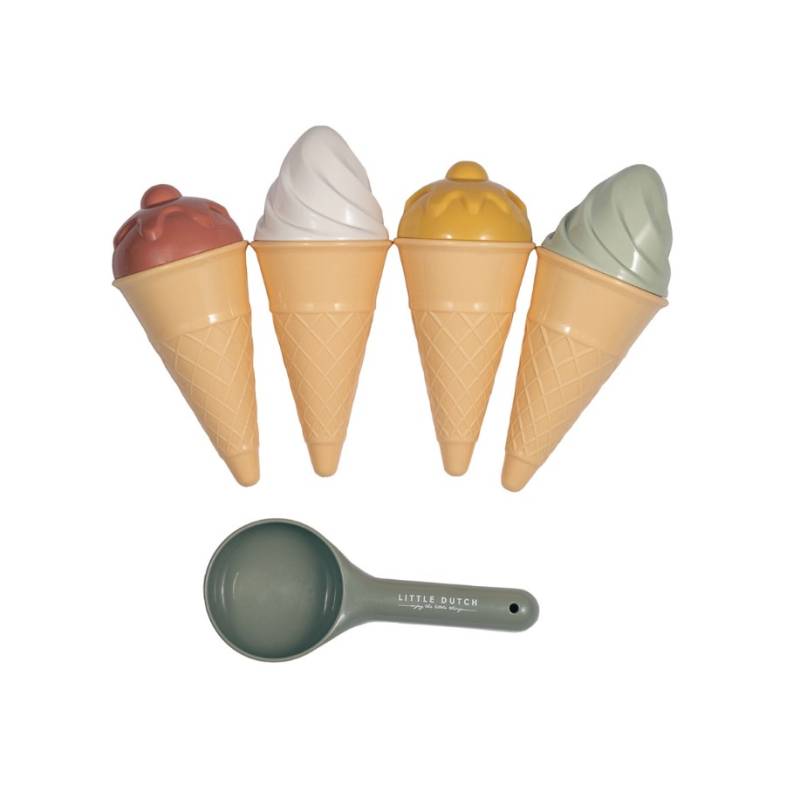 Little Dutch Ice cream set 9 pcs smilšu rotaļlietu komplekts