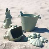 Scrunch bucket sage green silikona spainis