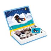 Janod Magnetic Book Polar animals magnētiskā grāmata - polārie dzīvnieki