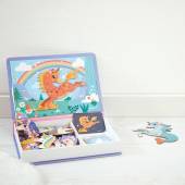 Janod Magnetic Book Unicorns magnētiskā grāmata - vienradži