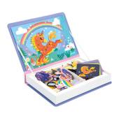 Janod Magnetic Book Unicorns magnētiskā grāmata - vienradži