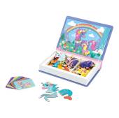 Janod Magnetic Book Unicorns magnētiskā grāmata - vienradži