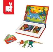 Janod Magnetic Book Dinosaurs magnētiskā grāmata - dinozauri