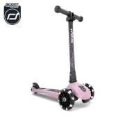 Scoot and Ride Highwaykick 3 LED rose skrejritenis rozā