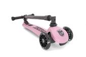 Scoot and Ride Highwaykick 3 LED rose skrejritenis rozā