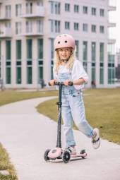 Scoot and Ride Highwaykick 3 LED rose skrejritenis rozā