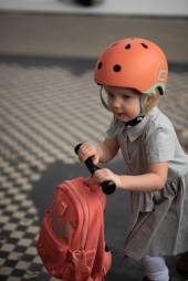 Scoot and Ride Helmet XXS-S peach ķivere oranžā krāsā 45-51 cm.