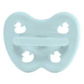 Hevea Pacifier - Baby Blue Orthodontic dabīgā kaučuka knupītis gaiši zils 0-3 mēn. šķelts