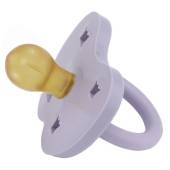 Hevea Pacifier - Dusty Violet dabīgā kaučuka knupītis violets  3-36 mēn. apaļš