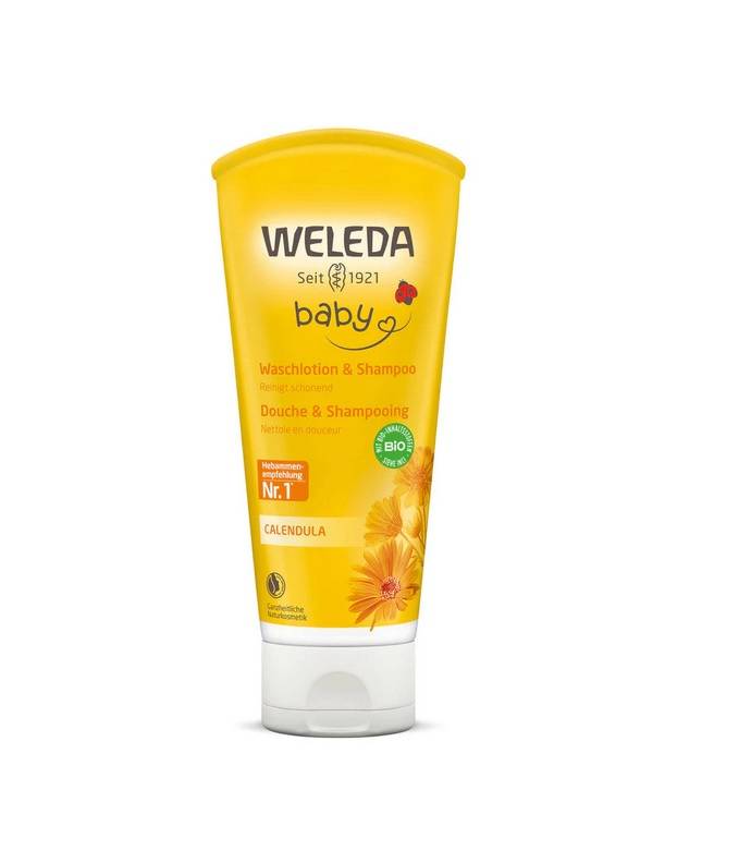 Weleda kliņģerīšu šampūns un dušas ziepes, 200ml