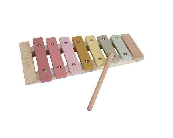 Little Dutch Xylophone pink koka ksilofons rozā