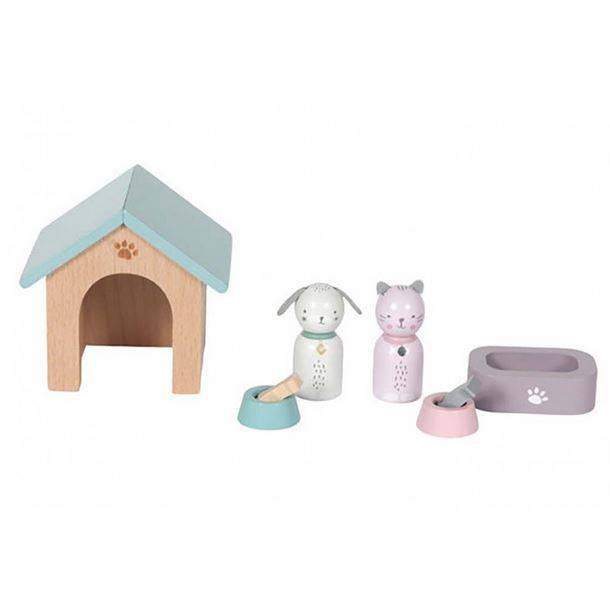 Little Dutch Doll’s house Pets playset mājdzīvnieku rotaļu komplekts lielajai koka leļļu mājai