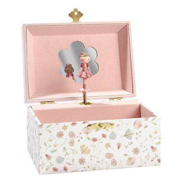 Little Dutch Musical Jewellery Box Flowers & Butterflies muzikāla kastīte rotaslietām