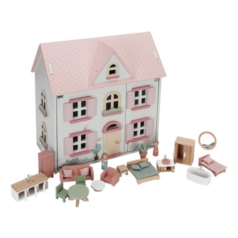 Little Dutch wooden dollhouse FSC lielā koka leļļu māja