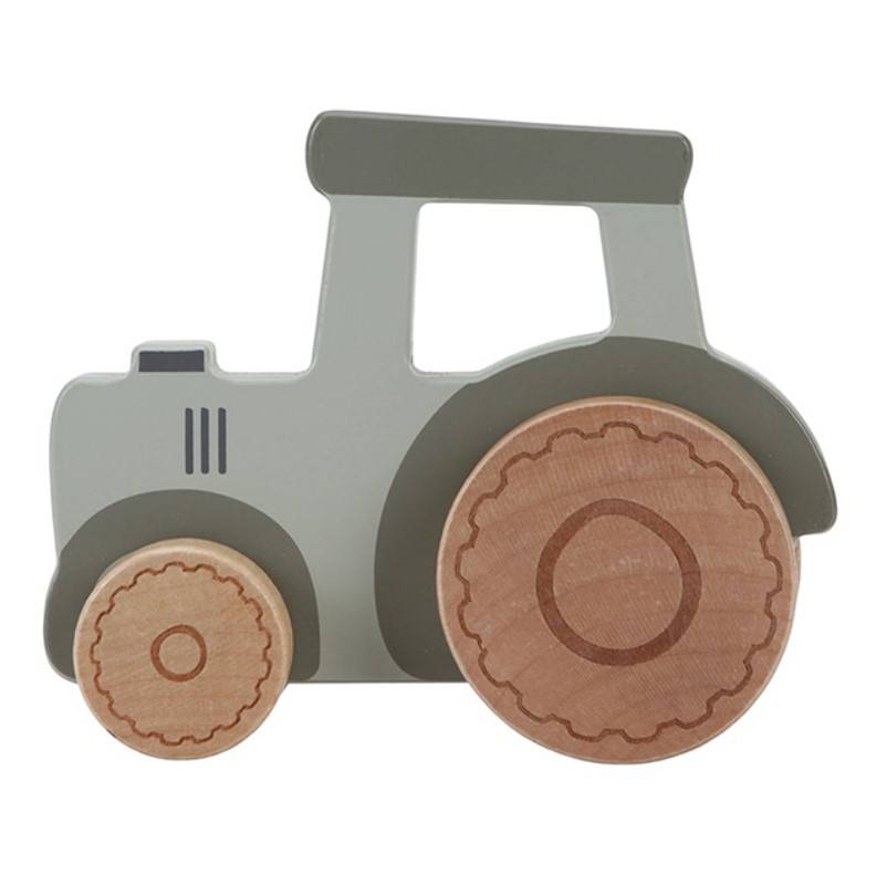 Little Dutch wooden tractor Little Farm koka traktors