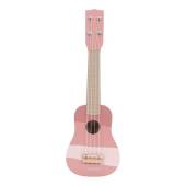 Little Dutch guitar Pink koka ģitāra rozā krāsā