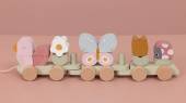 Little Dutch Stacking Train Flowers & Butterflies koka vilciens