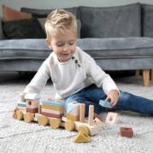 Little Dutch Wooden stacking train FSC koka vilciens