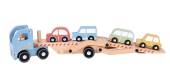 Little Dutch Wooden transport truck FSC kravas auto ar piekabi