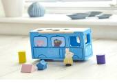 Pepa Pig Wooden School Bus cūciņas Peppas koka skolas autobuss