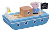 Peppa Pig Wooden Boat cūciņas Peppas koka laiva