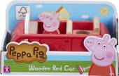 Peppa Pig Wooden Red Car cūciņas Peppas koka sarkana automašīna