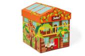 Scratch Play Box Safari 2 in 1 rotaļu kaste Savvaļa